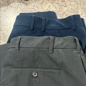 Van Heusen Men's Black and Navy Chinos